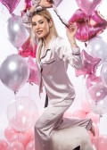 Луксозна сатенена пижама Desislava 1208