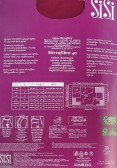 Плътен микрофибърен чорапогащник SISI Microfibra 40 den, черен