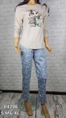 Дамска памучна пижама ИВАТЕКС 04296