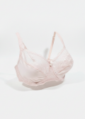 Дамски сутиен мека чаша, микрофибър и дантела RIM 9507 - 1 Pale Blush