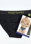 Мъжки слип с външен ластик Sergio Tacchini 7010 ass.3 Black 1