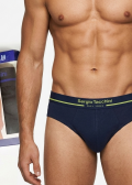 Мъжки слип с външен ластик Sergio Tacchini 7010 ass.4, Navy