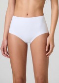Безшевна памучна бикина с висока талия JADEA 8011, Bianco