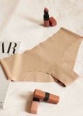 Дамска безшевна бикина микрофибър COTONELLA 8158,  Beige и Bronzo Rose