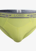 Мъжки слип външен ластик LORD 247 Sport Stars жълт