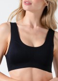 Дамско бюстие COTONELLA ADC19 INVISIBLE BRALETTE, Nero