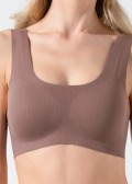 Дамско бюстие COTONELLA ADC19 INVISIBLE BRALETTE, Bronzo Rose
