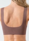 Дамско бюстие COTONELLA ADC19 INVISIBLE BRALETTE, Bronzo Rose