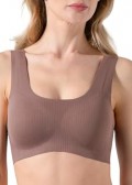 Дамско бюстие COTONELLA ADC19 INVISIBLE BRALETTE, Bronzo Rose