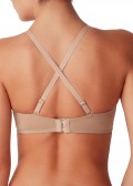 Сутиен с формовани подплатени чашки, без банели COTONELLA ADC16, Beige