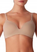 Сутиен с формовани подплатени чашки, без банели COTONELLA ADC16, Beige