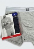 Мъжки боксер с външен ластик Sergio Tacchini 9017, Grigio melange