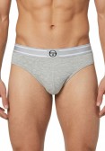 Мъжки слип с външен ластик Sergio Tacchini 9018, Grigio melange