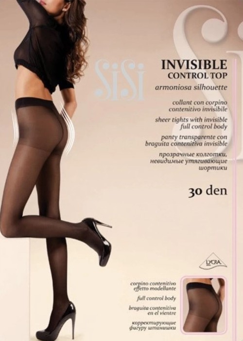 Чорапогащник SiSi Invisible Control top 30 den