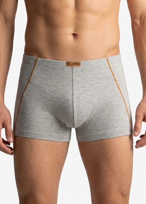 Мъжки боксер с вътрешен ластик LORD 269, светло сив меланж