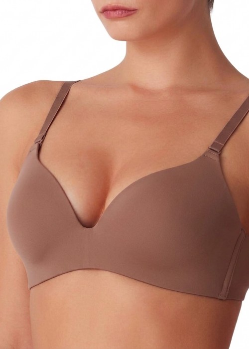 Сутиен с формовани подплатени чашки, без банели COTONELLA ADC16, Bronzo Rose